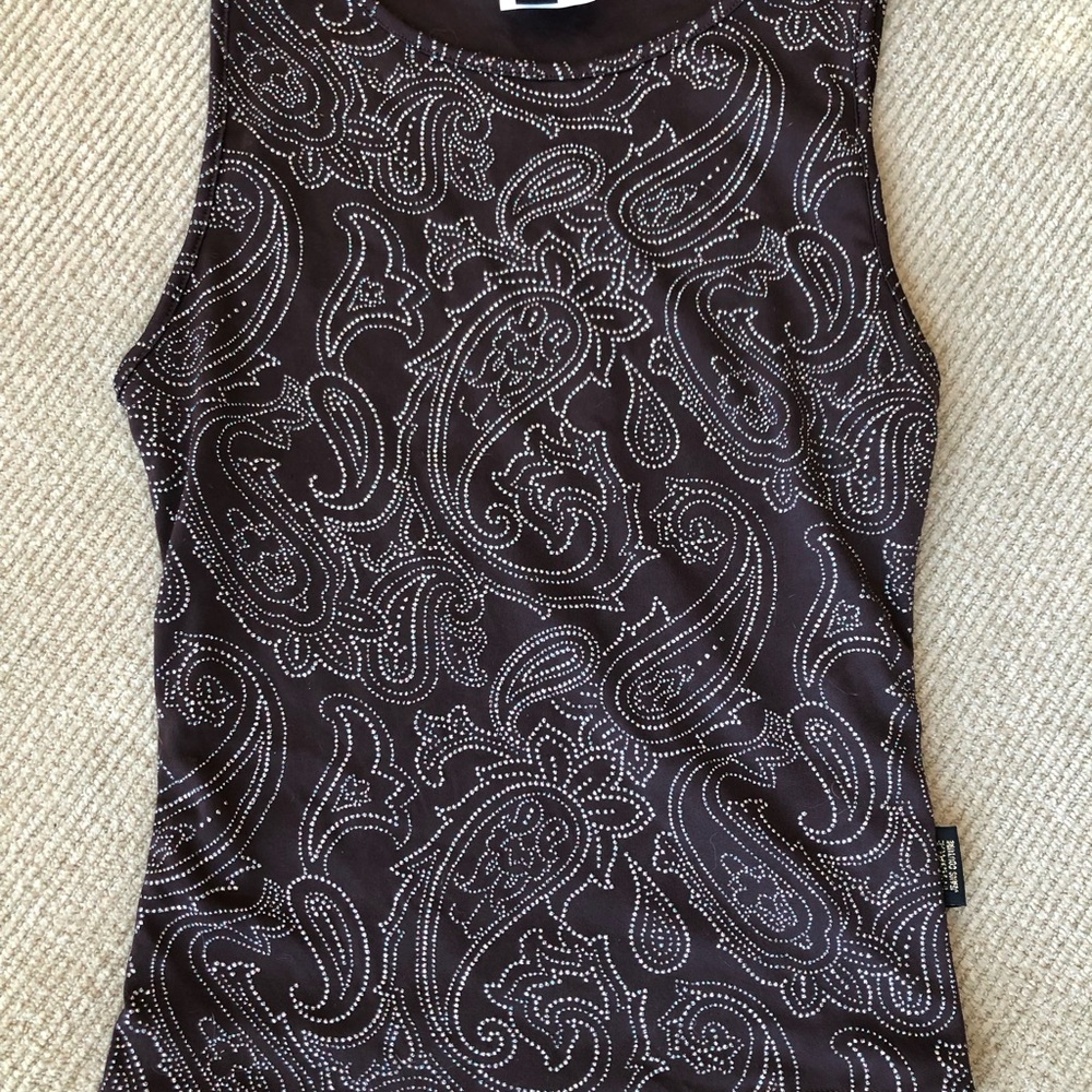 Versace Sequin Tank Top